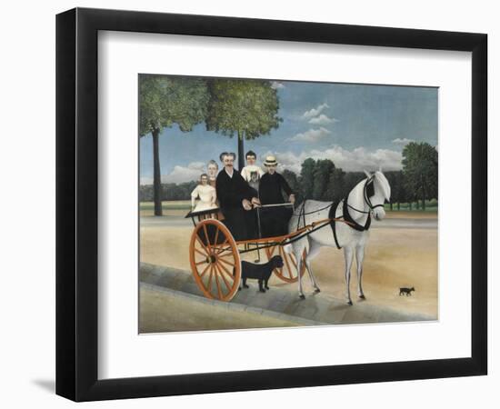 La Carriole Du PŠre Junier (Father Junier's Sleigh)-Henri Rousseau-Framed Giclee Print