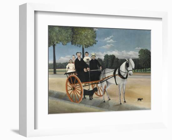 La Carriole Du PŠre Junier (Father Junier's Sleigh)-Henri Rousseau-Framed Giclee Print