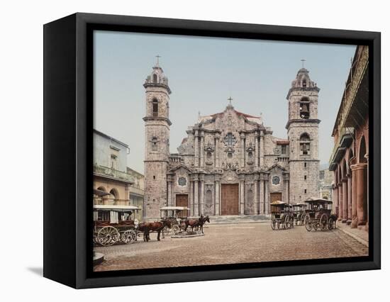 La Catedral, Havana, Cathedral of the Virgin Mary of the Immaculate Conception-William Henry Jackson-Framed Stretched Canvas