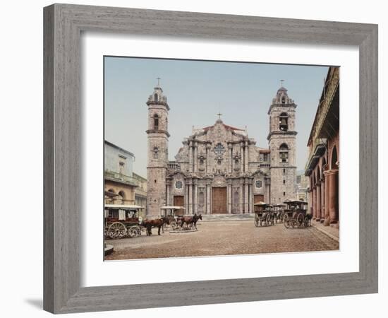 La Catedral, Havana, Cathedral of the Virgin Mary of the Immaculate Conception-William Henry Jackson-Framed Photo