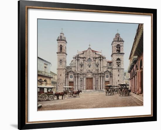 La Catedral, Havana, Cathedral of the Virgin Mary of the Immaculate Conception-William Henry Jackson-Framed Photo