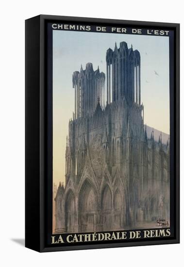 La Cathedrale De Reims Poster-Jean Droit-Framed Premier Image Canvas