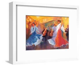 La Celebracion del Baile-Sharon Carson-Framed Art Print