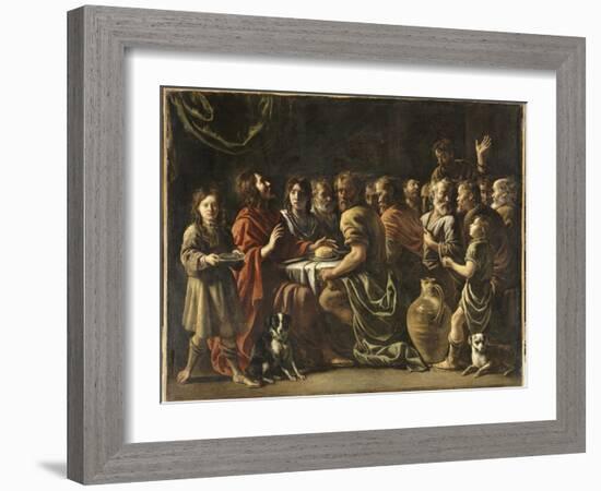 La Cène-Louis Le Nain-Framed Giclee Print