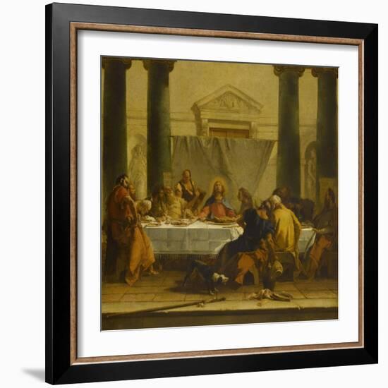 La Cène-Giovanni Battista Tiepolo-Framed Giclee Print