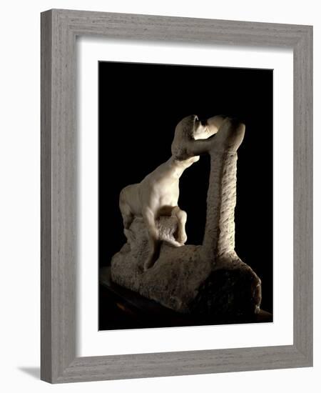 La Centauresse Marble Sculpture by Auguste Rodin (1840-1917) 20Th Century Paris, Musee Rodin.-Auguste Rodin-Framed Giclee Print