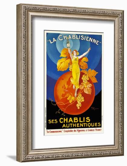 La Chablisienne Ses Chablis Authentiques, 1926-Henry Le Monnier-Framed Art Print