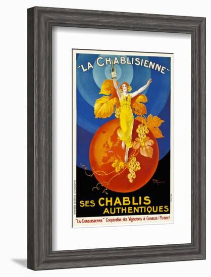 La Chablisienne Ses Chablis Authentiques, 1926-Henry Le Monnier-Framed Art Print