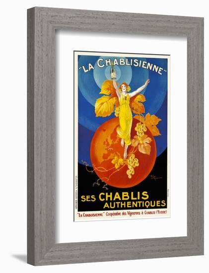 La Chablisienne Ses Chablis Authentiques, 1926-Henry Le Monnier-Framed Art Print