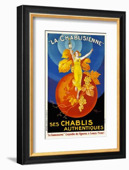 La Chablisienne Ses Chablis Authentiques, 1926-Henry Le Monnier-Framed Art Print