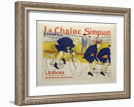 La chaîne Simpson-Henri de Toulouse-Lautrec-Framed Collectable Print