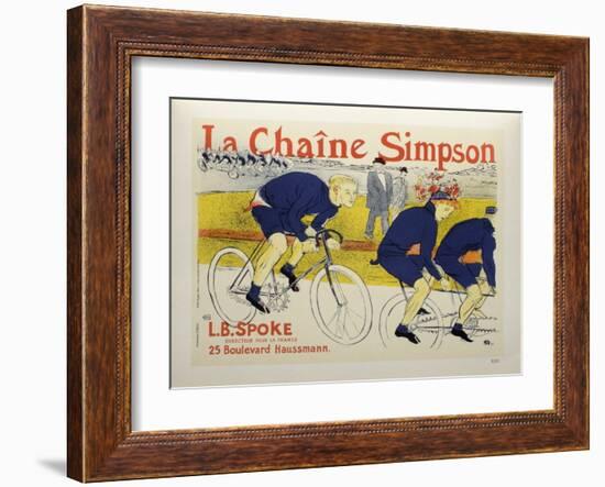 La chaîne Simpson-Henri de Toulouse-Lautrec-Framed Collectable Print