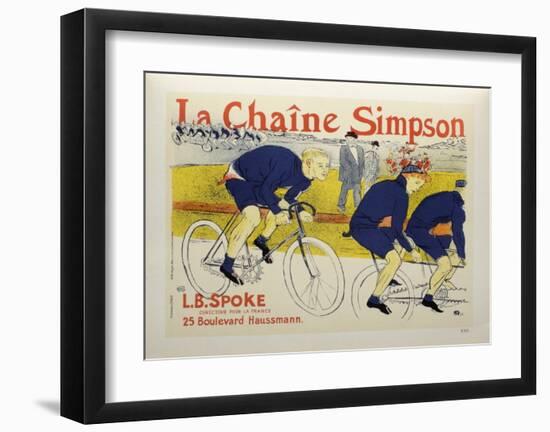 La chaîne Simpson-Henri de Toulouse-Lautrec-Framed Collectable Print