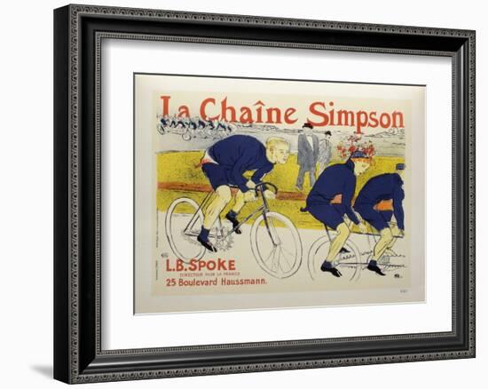 La chaîne Simpson-Henri de Toulouse-Lautrec-Framed Collectable Print