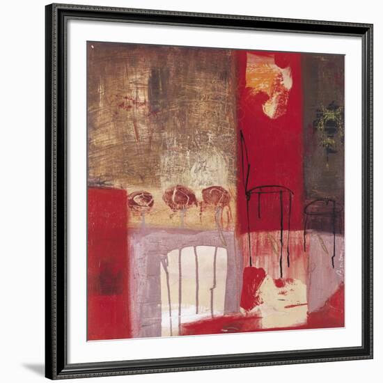 La Chaise et le Tabouret-Jocelyne Bonzom-Framed Art Print