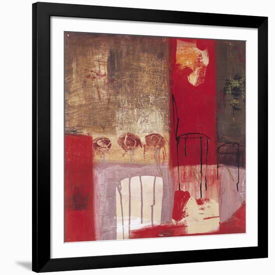 La Chaise et le Tabouret-Jocelyne Bonzom-Framed Art Print