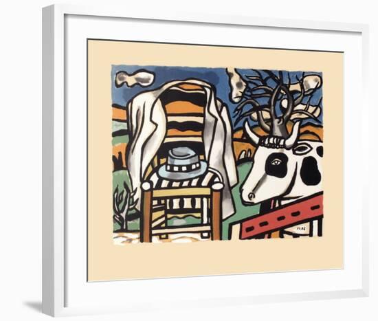 La chaise-Fernand Leger-Framed Art Print