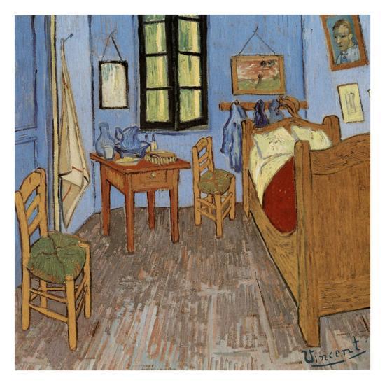 nett tableau la chambre de van gogh a arles bleue vincent jaune ... nett tableau la chambre de van gogh a arles bleue vincent jaune ...