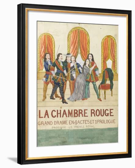 La chambre rouge, grand drame en 4 actes et 1 prologue, prologue le price royal-null-Framed Giclee Print