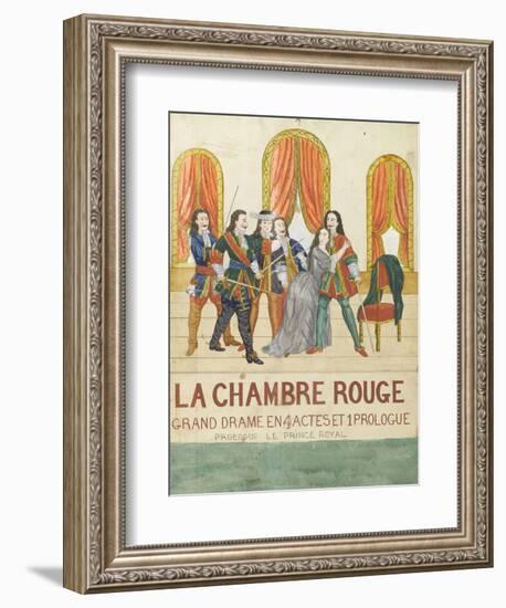 La chambre rouge, grand drame en 4 actes et 1 prologue, prologue le price royal-null-Framed Giclee Print