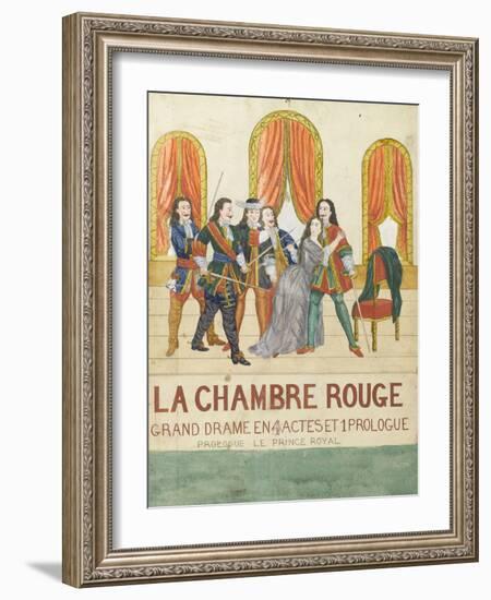 La chambre rouge, grand drame en 4 actes et 1 prologue, prologue le price royal-null-Framed Giclee Print