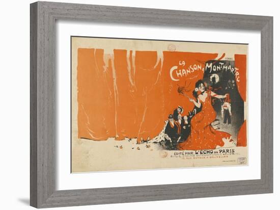 La Chanson a Montmartre-Jules-Alexandre Grün-Framed Giclee Print