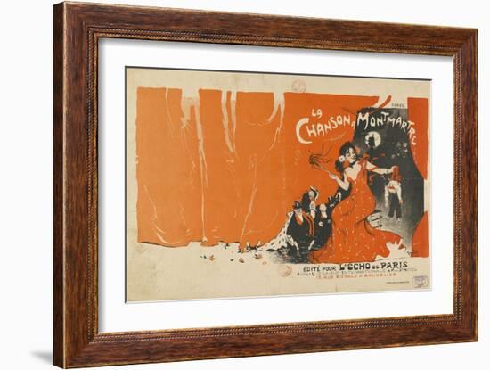 La Chanson a Montmartre-Jules-Alexandre Grün-Framed Giclee Print