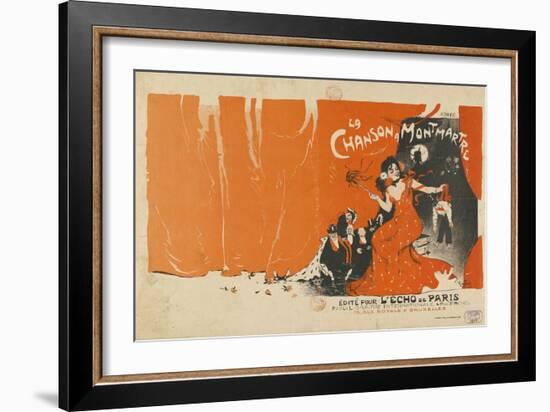 La Chanson a Montmartre-Jules-Alexandre Grün-Framed Giclee Print