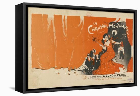 La Chanson a Montmartre-Jules-Alexandre Grün-Framed Premier Image Canvas