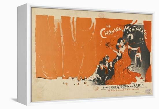 La Chanson a Montmartre-Jules-Alexandre Grün-Framed Premier Image Canvas