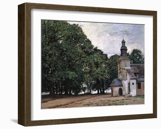 La Chapelle De Notre-Dame De Grace, Honfleur-Claude Monet-Framed Giclee Print