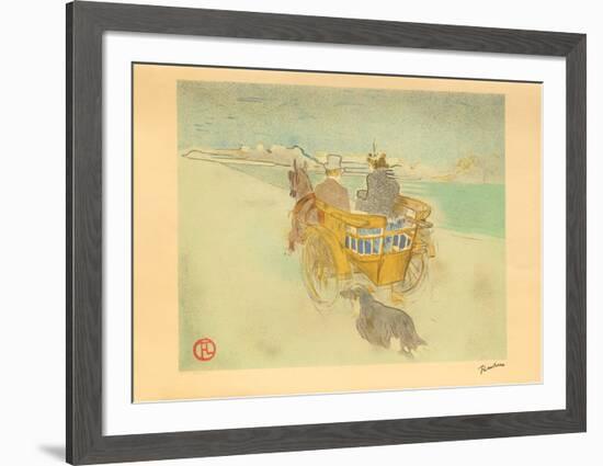 La charette anglaise-Henri de Toulouse-Lautrec-Framed Collectable Print