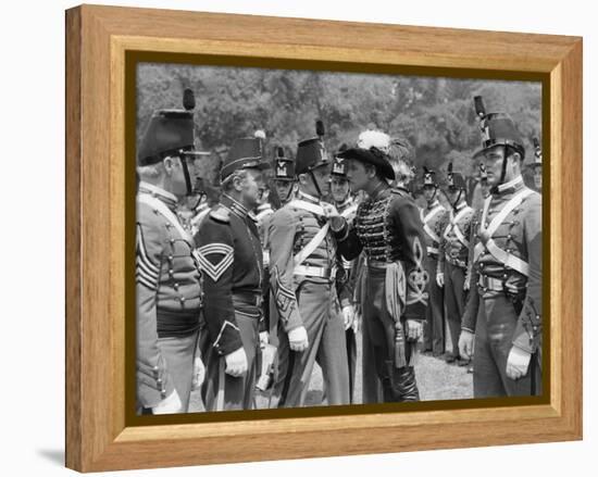 La Charge Fantastique THEY DIED WITH THEIR BOOTS ON by Raoul Walsh with Joe Sawyer, Arthur Kennedy -null-Framed Stretched Canvas