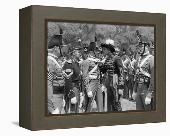 La Charge Fantastique THEY DIED WITH THEIR BOOTS ON by Raoul Walsh with Joe Sawyer, Arthur Kennedy -null-Framed Stretched Canvas