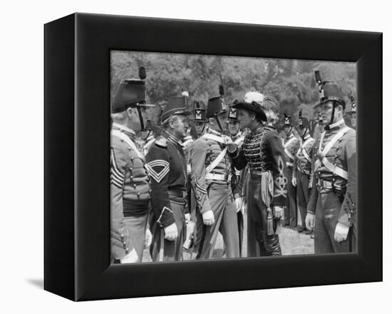 La Charge Fantastique THEY DIED WITH THEIR BOOTS ON by Raoul Walsh with Joe Sawyer, Arthur Kennedy -null-Framed Stretched Canvas