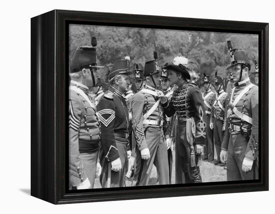 La Charge Fantastique THEY DIED WITH THEIR BOOTS ON by Raoul Walsh with Joe Sawyer, Arthur Kennedy -null-Framed Stretched Canvas