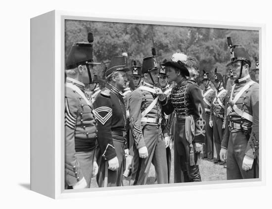 La Charge Fantastique THEY DIED WITH THEIR BOOTS ON by Raoul Walsh with Joe Sawyer, Arthur Kennedy -null-Framed Stretched Canvas