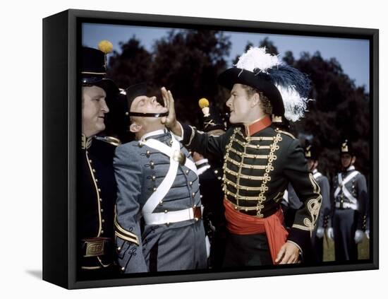 La Charge Fantastique THEY DIED WITH THEIR BOOTS ON by Raoul Walsh with Joe Sawyer, Arthur Kennedy -null-Framed Stretched Canvas