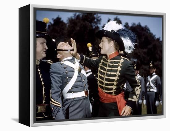 La Charge Fantastique THEY DIED WITH THEIR BOOTS ON by Raoul Walsh with Joe Sawyer, Arthur Kennedy -null-Framed Stretched Canvas