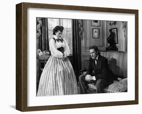 La Charge Fantastique THEY DIED WITH THEIR BOOTS ON by Raoul Walsh with Olivia by Havilland and Err-null-Framed Photo