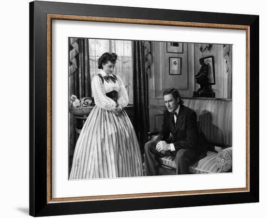 La Charge Fantastique THEY DIED WITH THEIR BOOTS ON by Raoul Walsh with Olivia by Havilland and Err-null-Framed Photo