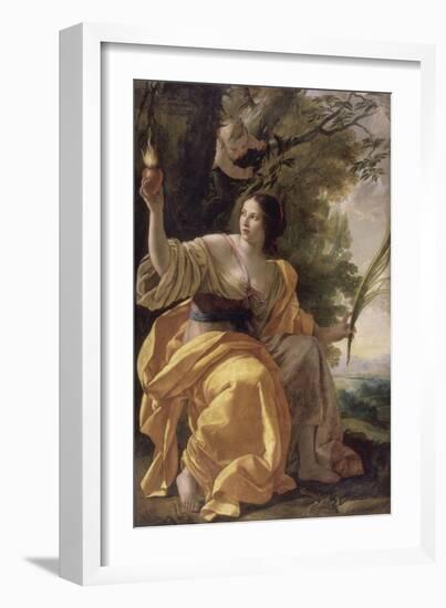 La Charité (autrefois : la Foi)-Simon Vouet-Framed Giclee Print