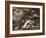 La chasse de Diane-Luca Giordano-Framed Giclee Print