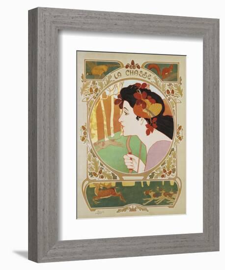 La Chasse Poster-Medaille-Framed Giclee Print