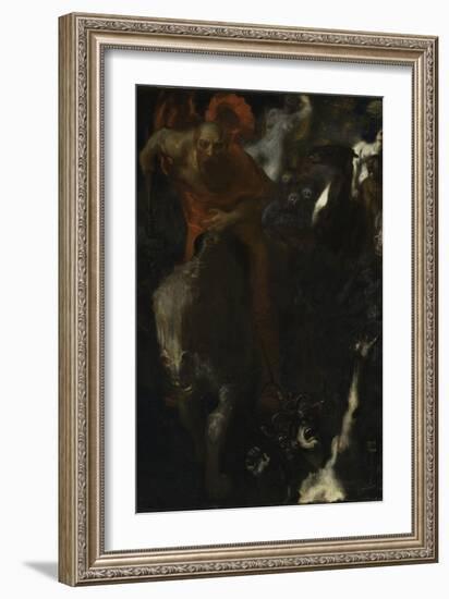 la chasse sauvage-Franz von Stuck-Framed Giclee Print