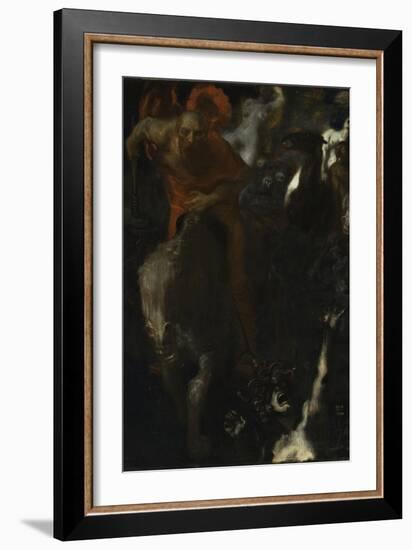 la chasse sauvage-Franz von Stuck-Framed Giclee Print