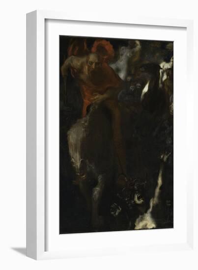 la chasse sauvage-Franz von Stuck-Framed Giclee Print