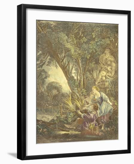 La Chasse-Francois Boucher-Framed Premium Giclee Print