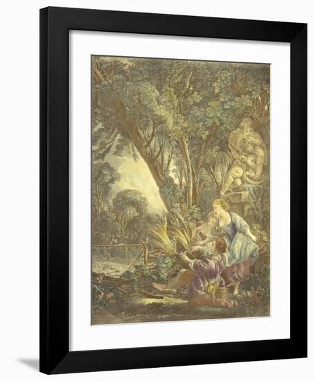 La Chasse-Francois Boucher-Framed Premium Giclee Print