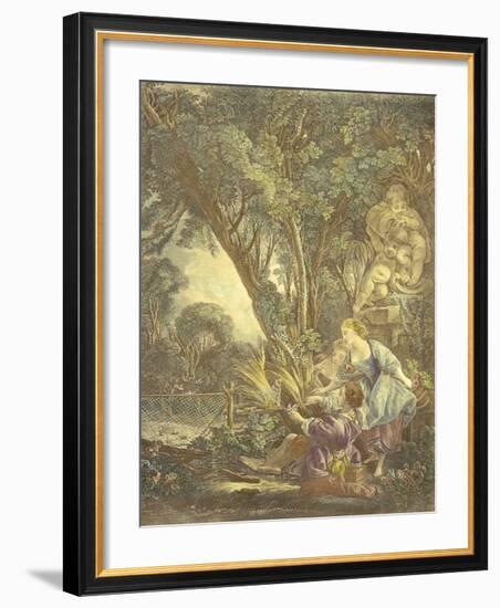 La Chasse-Francois Boucher-Framed Premium Giclee Print